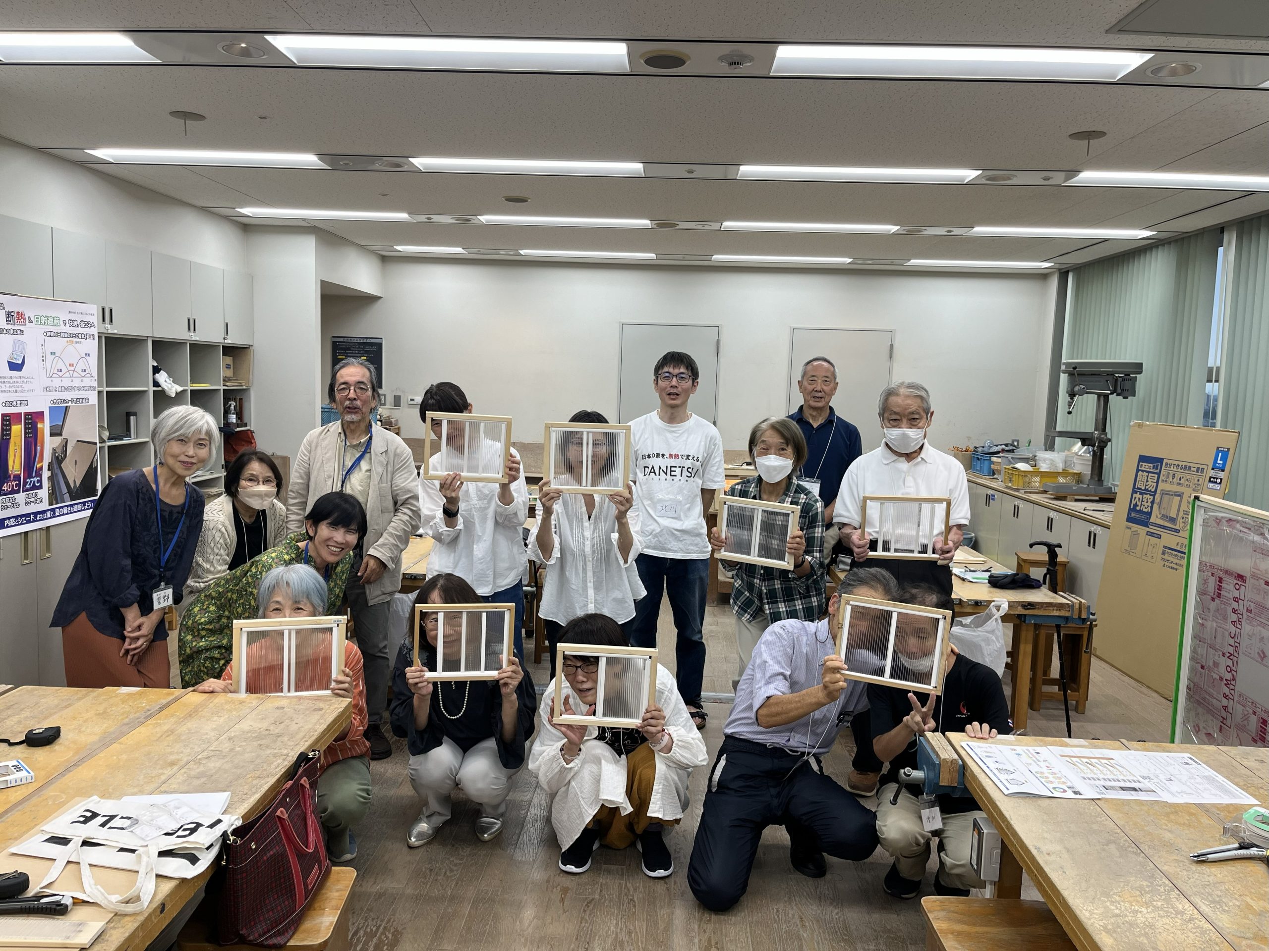 10月12日(日)調布市環境講座① DIYで断熱内窓をつくる